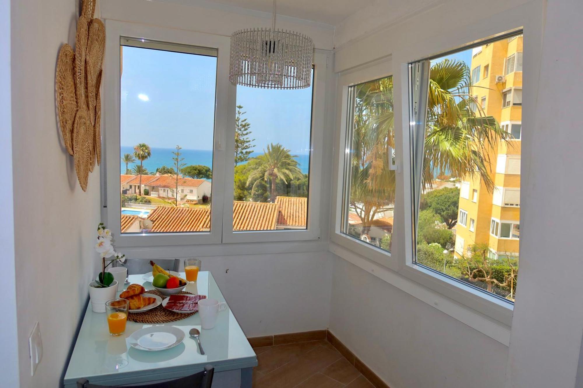 Lujoso Piso Con Vista Al Mar En La Cala De Mijas Apartamento *
